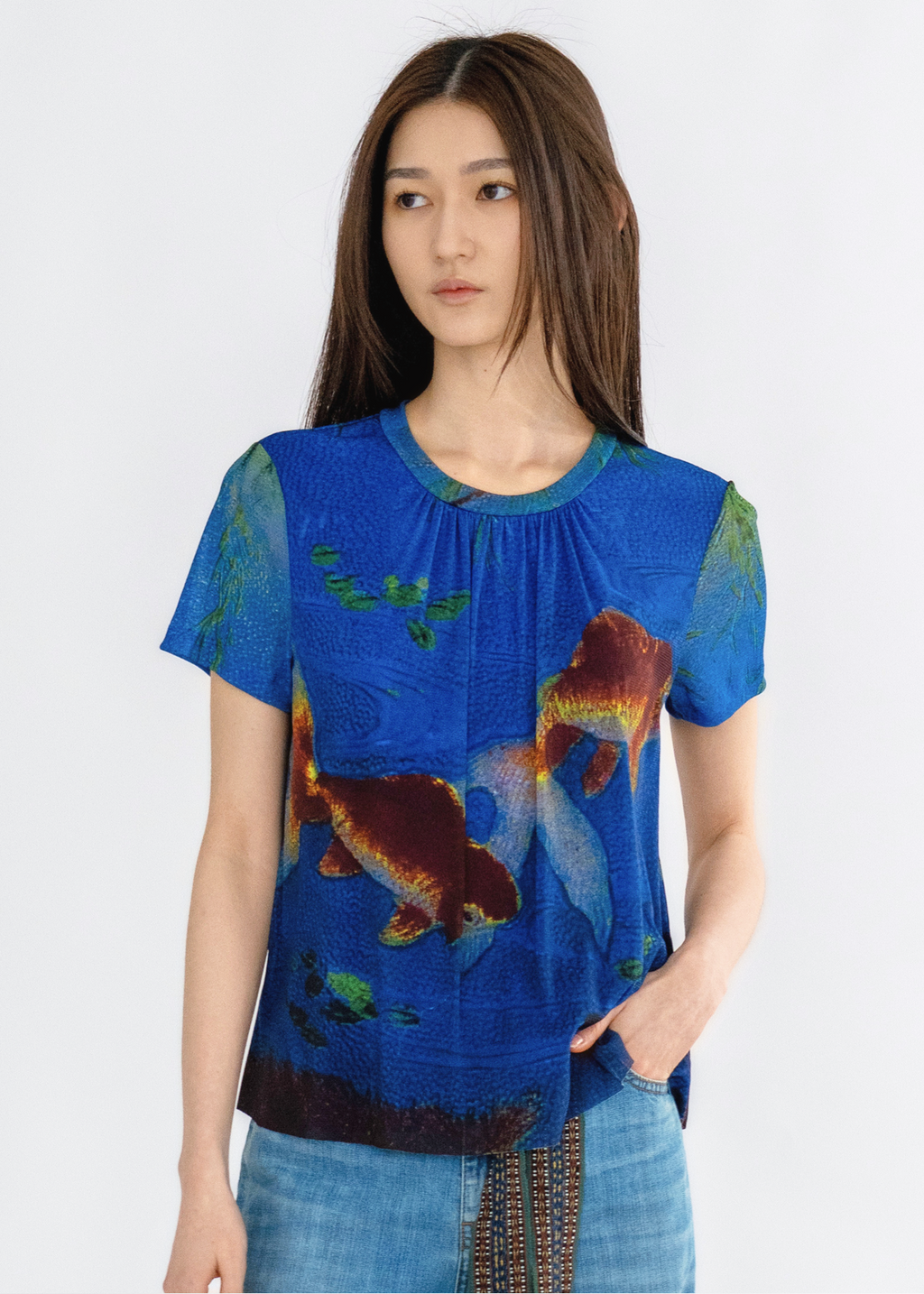 希少✨VIVIENNE TAM カットソー タンクトップ 豪華 総柄 金魚 希少 希少✨VIVIENNE TAM カットソー タンクトップ 豪華 総柄 金魚 希少
