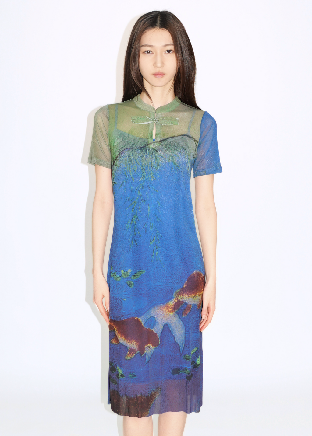 GOLDFISH REVIVAL 2025 NETTING CHEONGSAM – Vivienne Tam Store