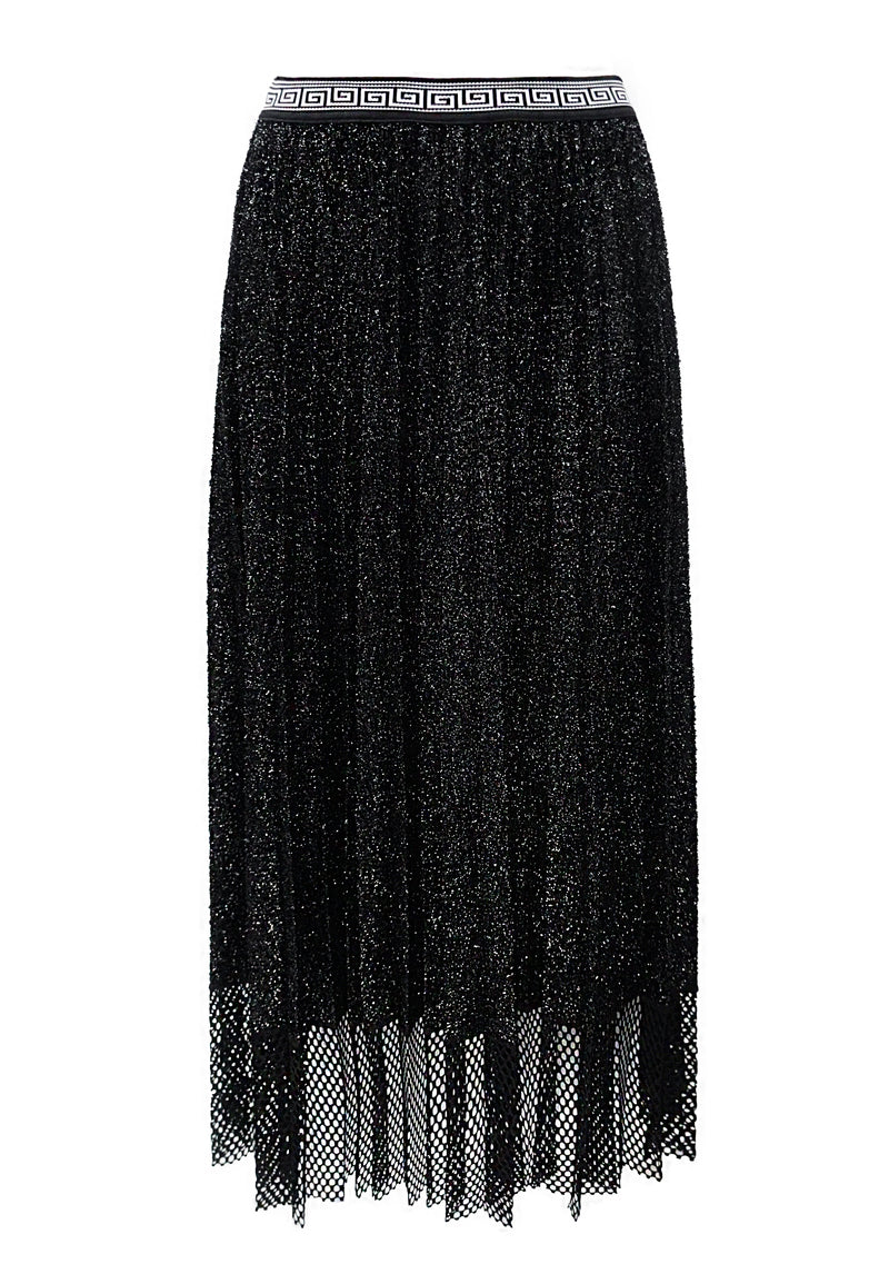 SOLID WOOL JERSEY SKIRTS