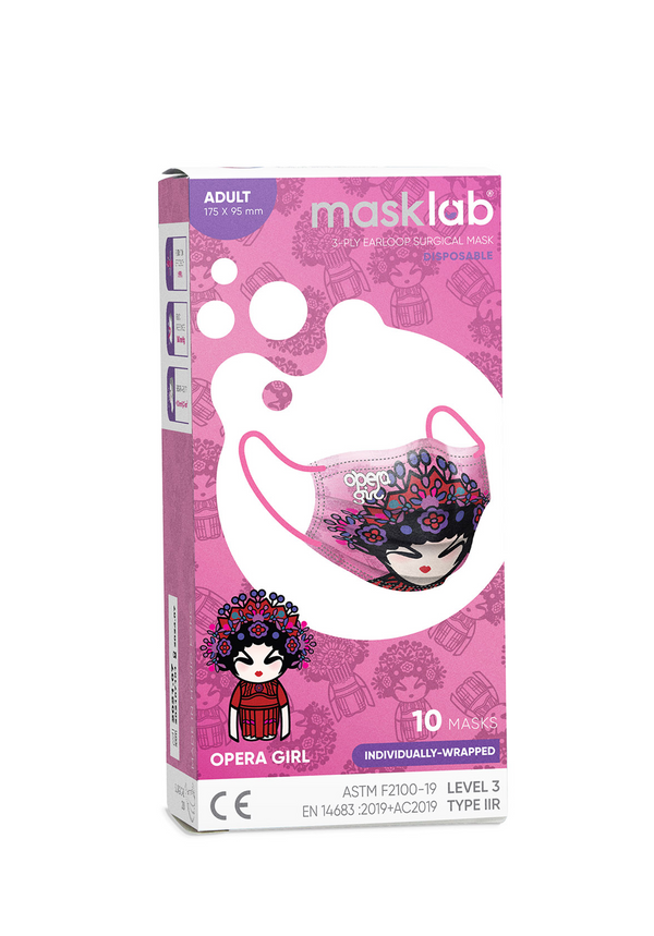 OPERA GIRL 3-PLY SURGICAL MASK