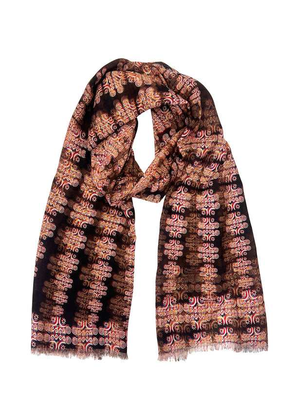 SOLIDARITY PRINT WOOL SCARF