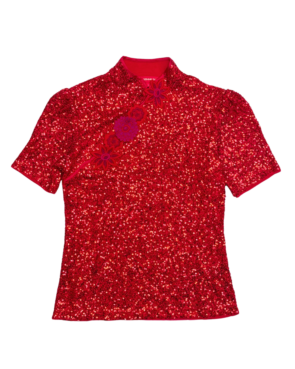 トップス VIVIENNE TAM Embroidered Cheongsam Top VIVIENNE TAM Embroidered Cheongsam Top - メルカリ