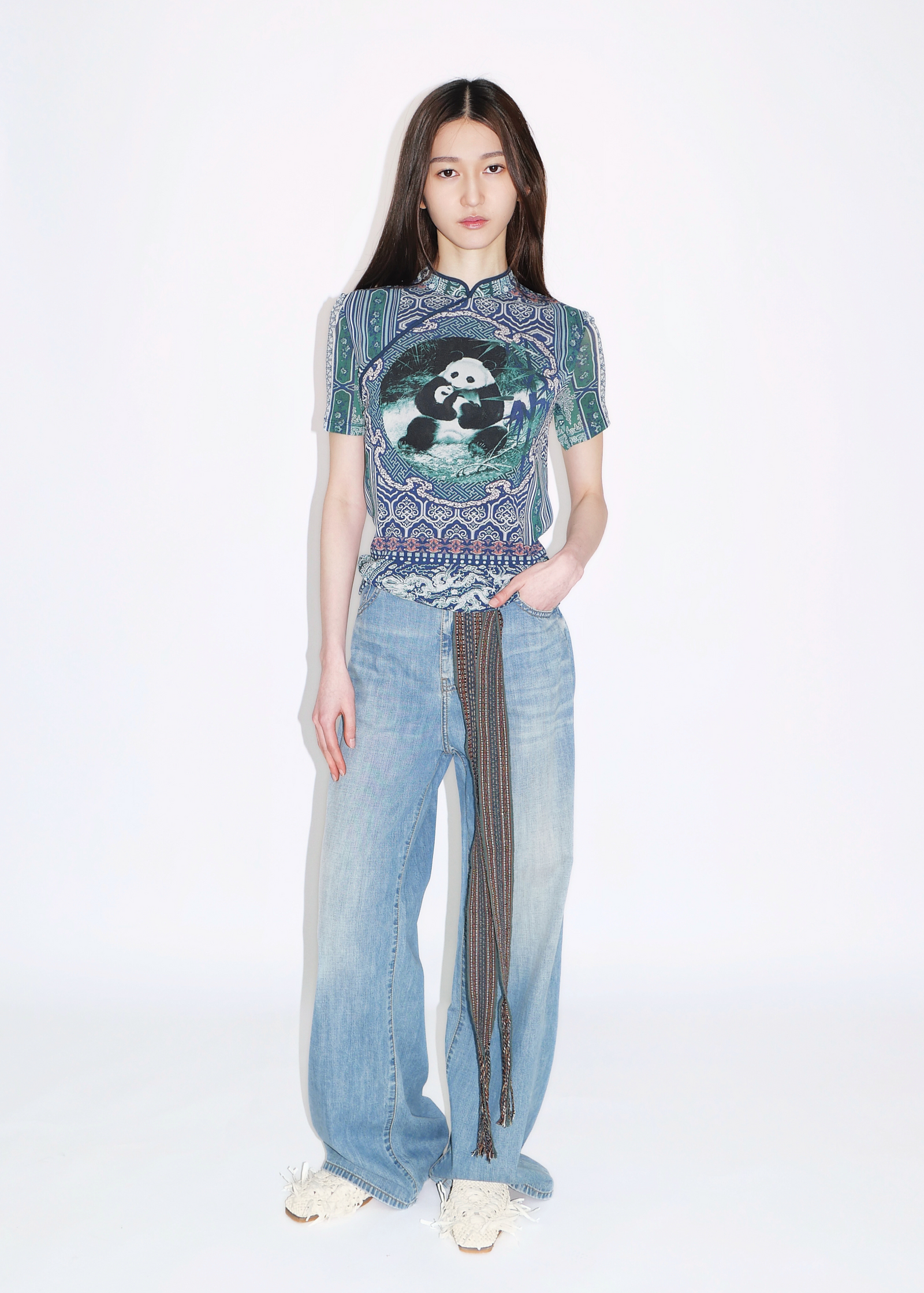 PANDA REVIVAL 2025 CHEONGSAM TOP – Vivienne Tam Store PANDA REVIVAL 2025 CHEONGSAM TOP – Vivienne Tam Store