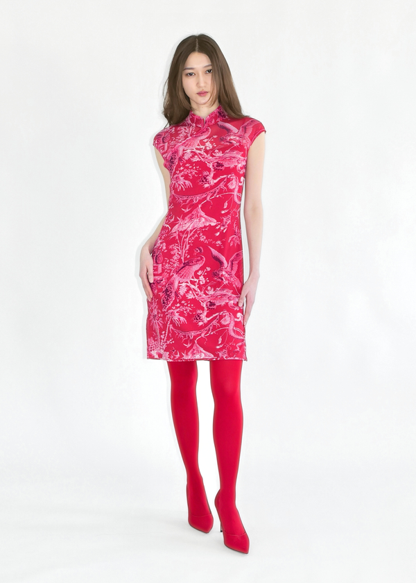 Robe Femme Chic et Elegant Manche Courte Col Rond Dentelle Imprimee Robe Femme Chic et Elegant Manche Courte Col Rond Dentelle Imprimee