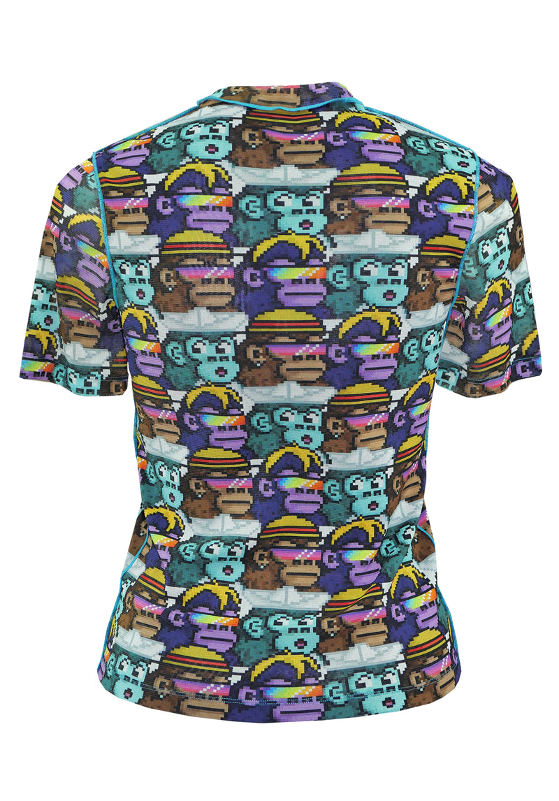 CYBERKONGZ PRINT ST NETTING TOP
