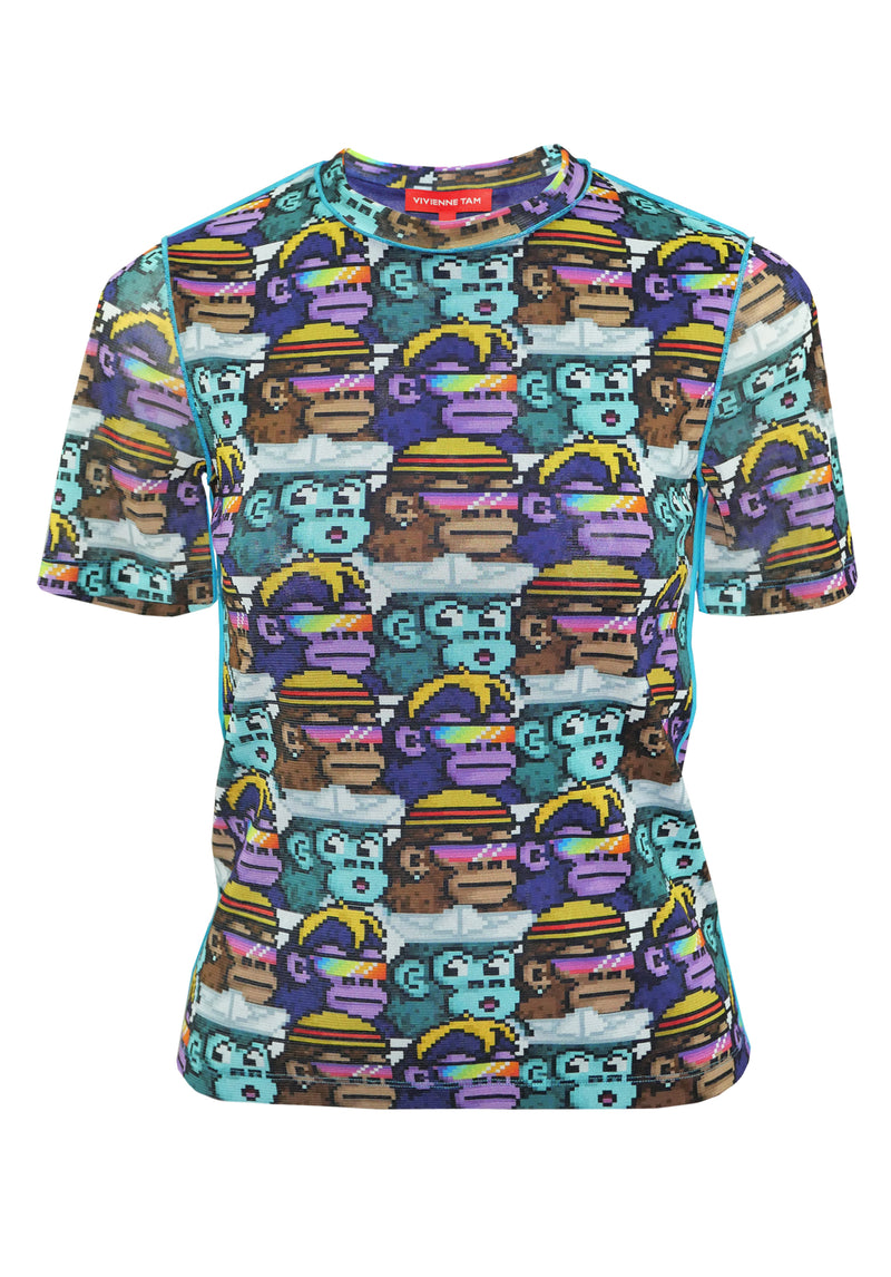 CYBERKONGZ PRINT ST NETTING TOP