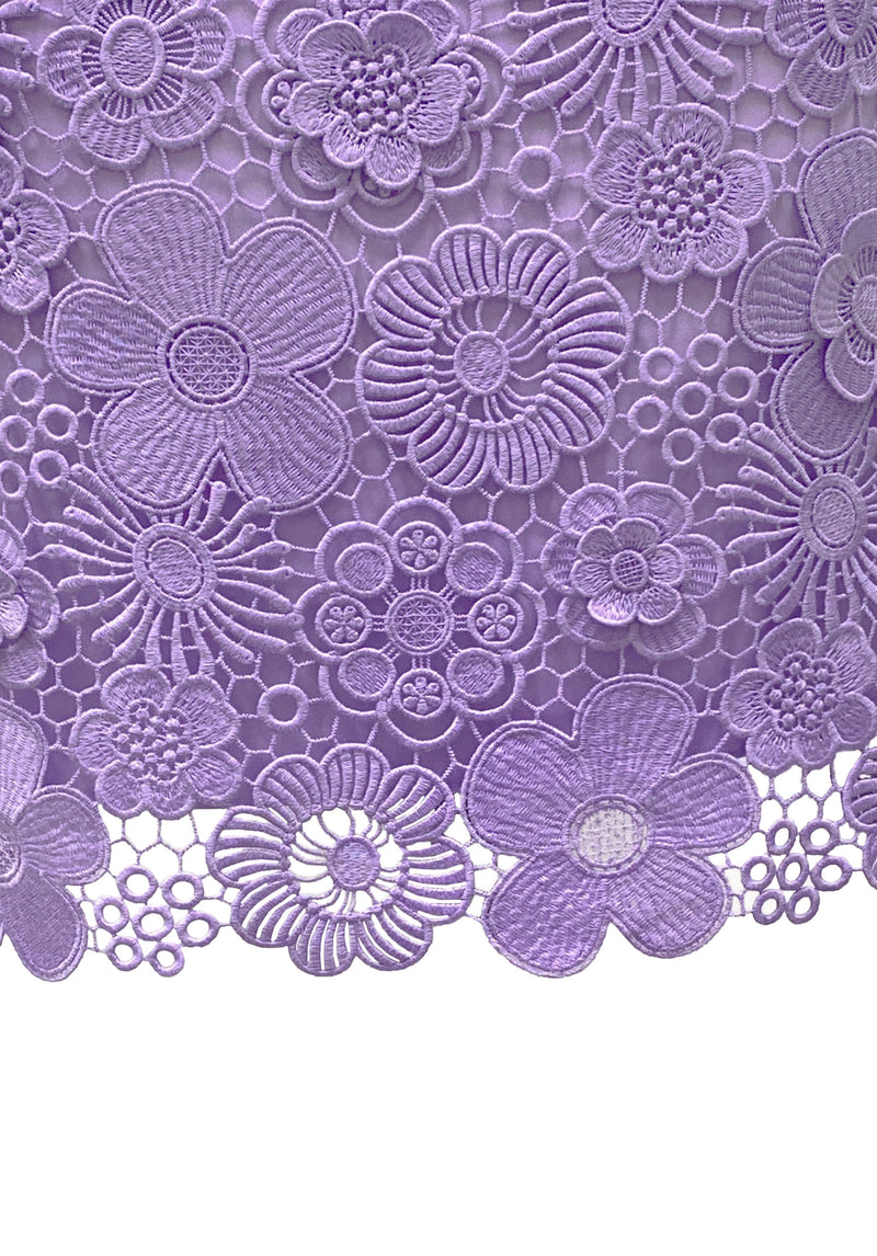 3D FLOWER LACE DRESS