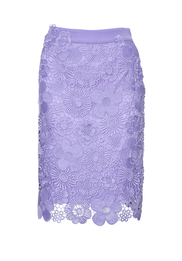 3D FLOWER LACE SKIRT