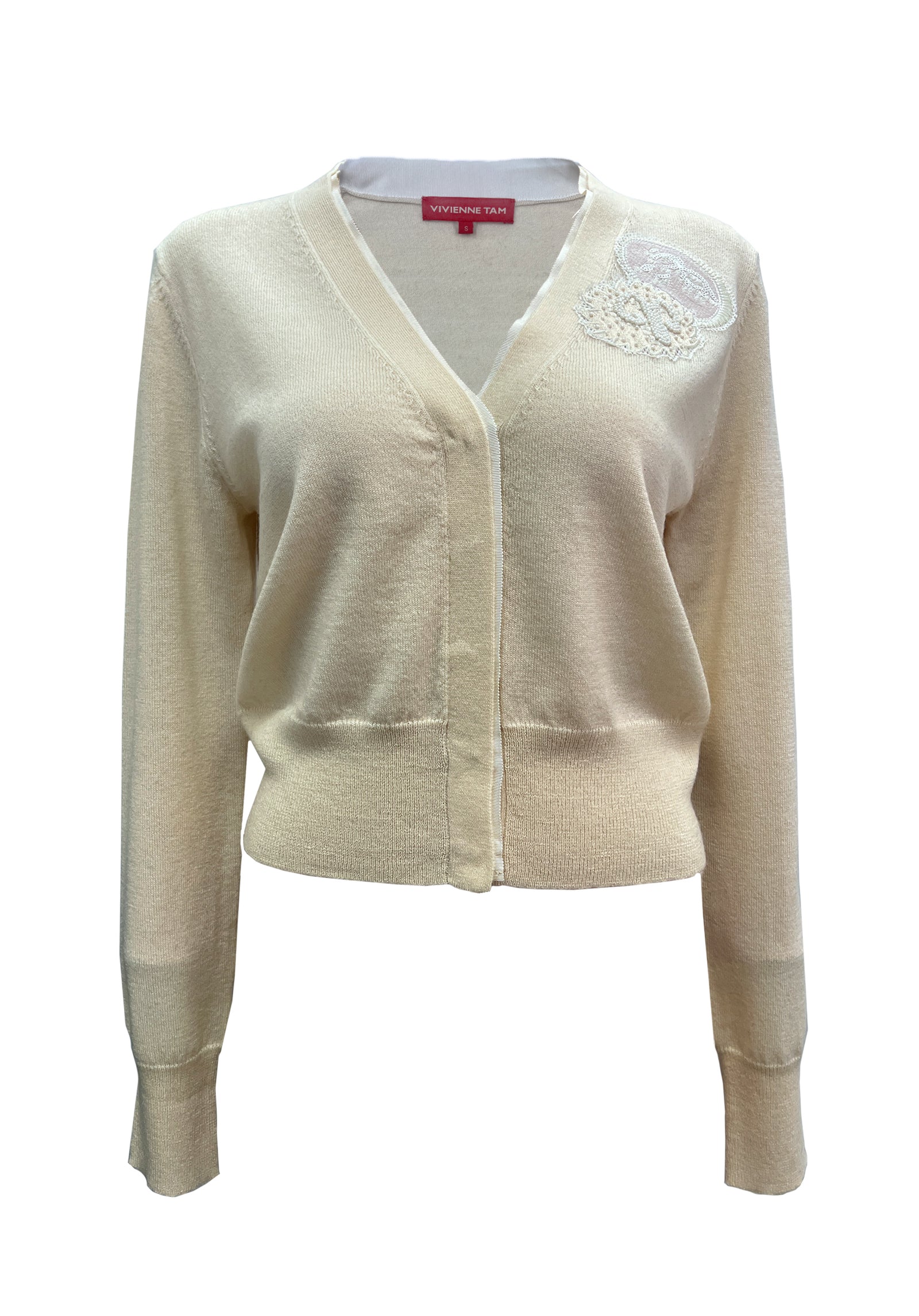 MERCERIZED MERINO WOOL CARDIGAN – Vivienne Tam Store