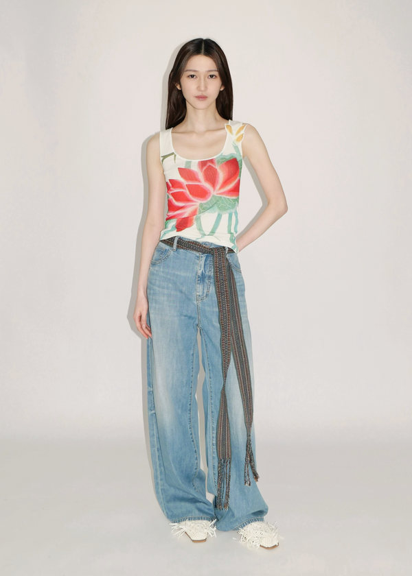 Vivienne Tamデザイン90年代ビンテージシルクトップス[希少 Vivienne Tamデザイン90年代ビンテージシルクトップス[希少