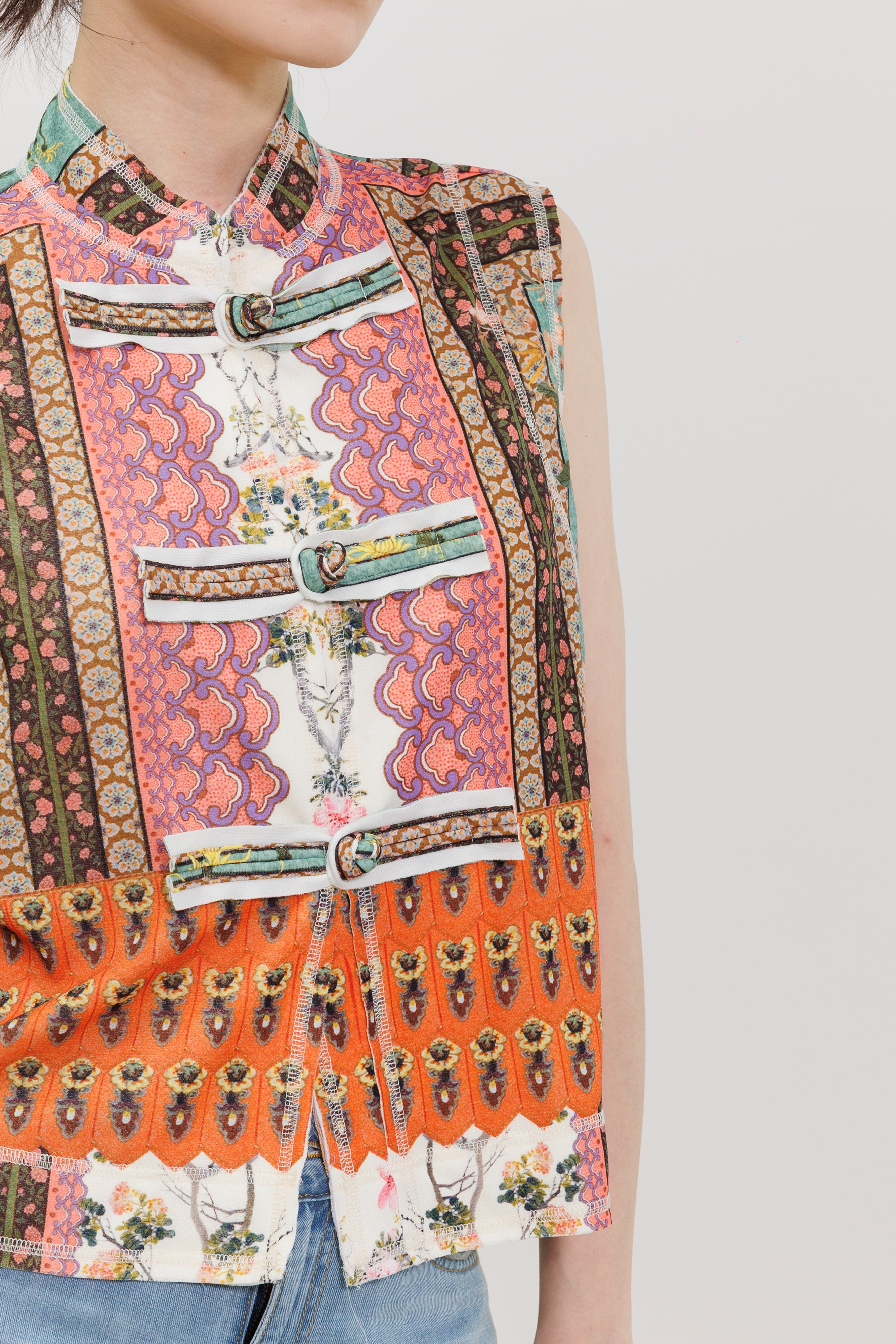 Garden Print Neoprene Vest