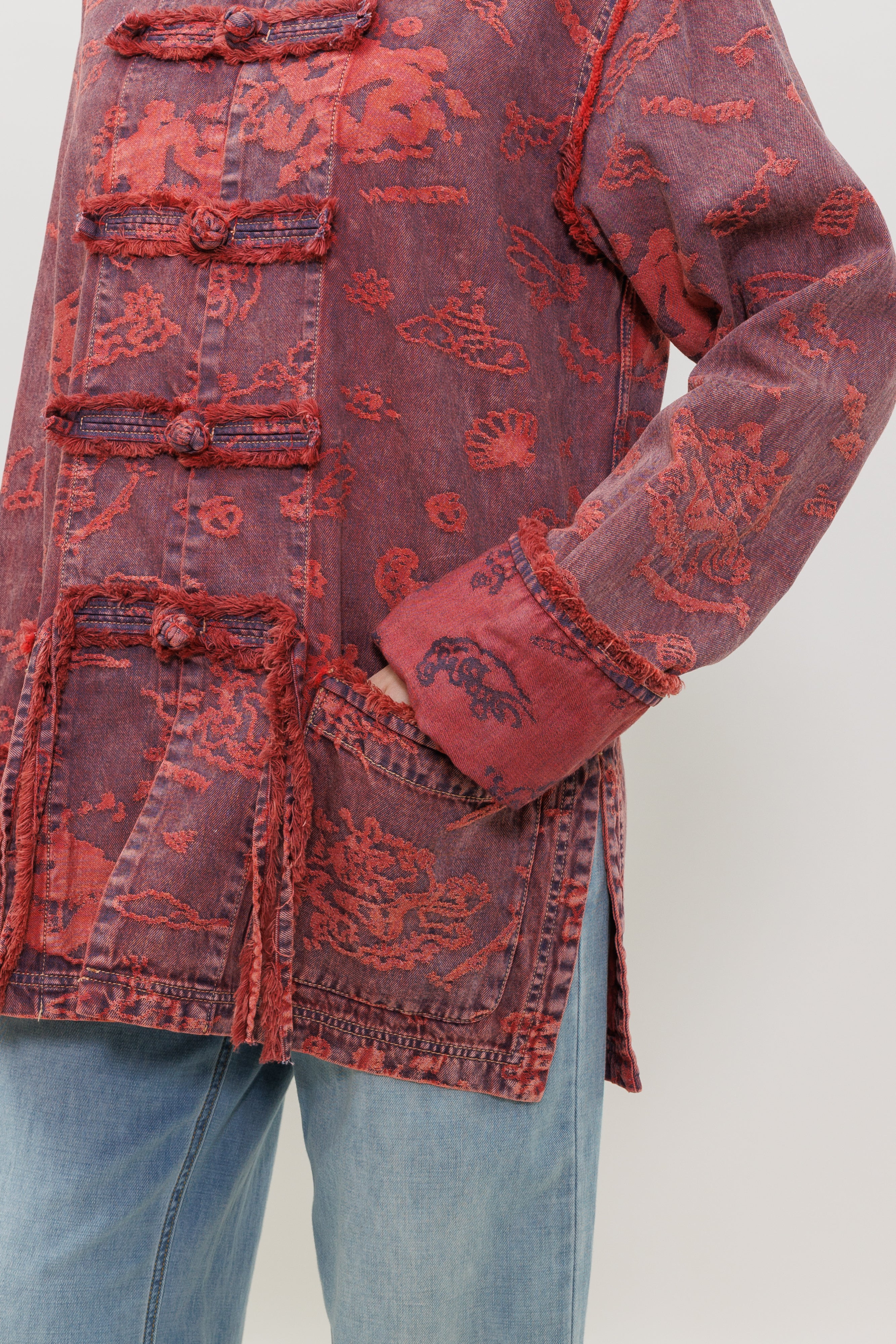 Graffiti Dragon Jacquard Kung Fu Jacket
