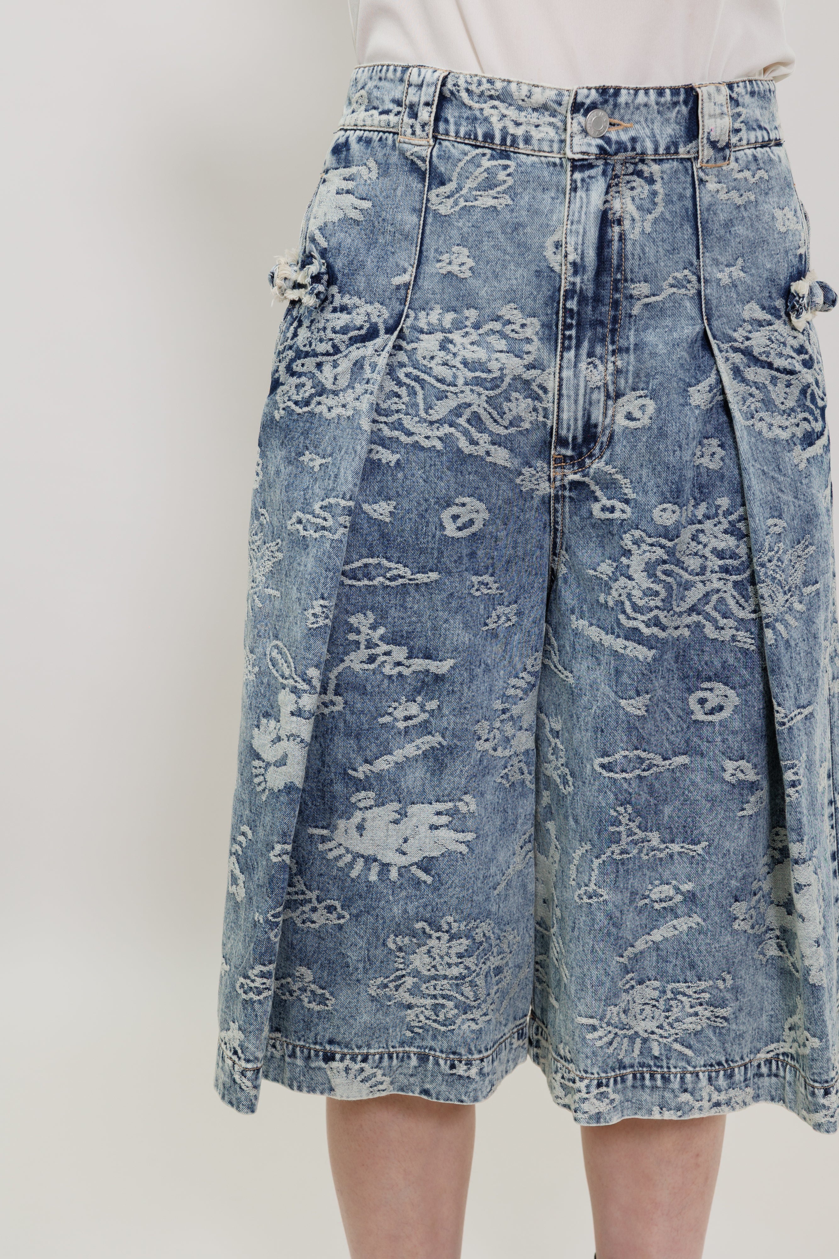 Graffiti Dragon Jacquard Shorts