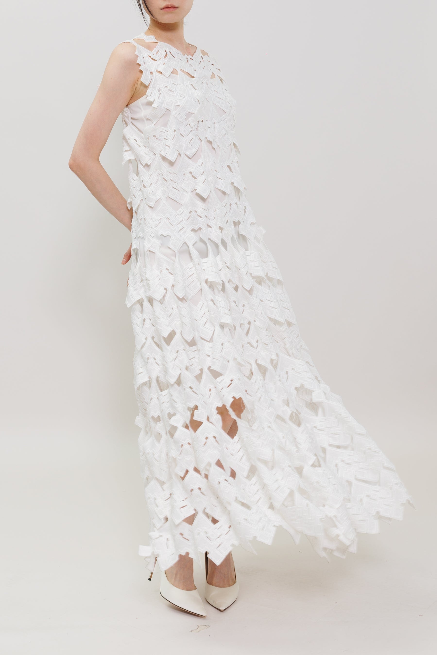 Dragon People Lace Maxi Dress
