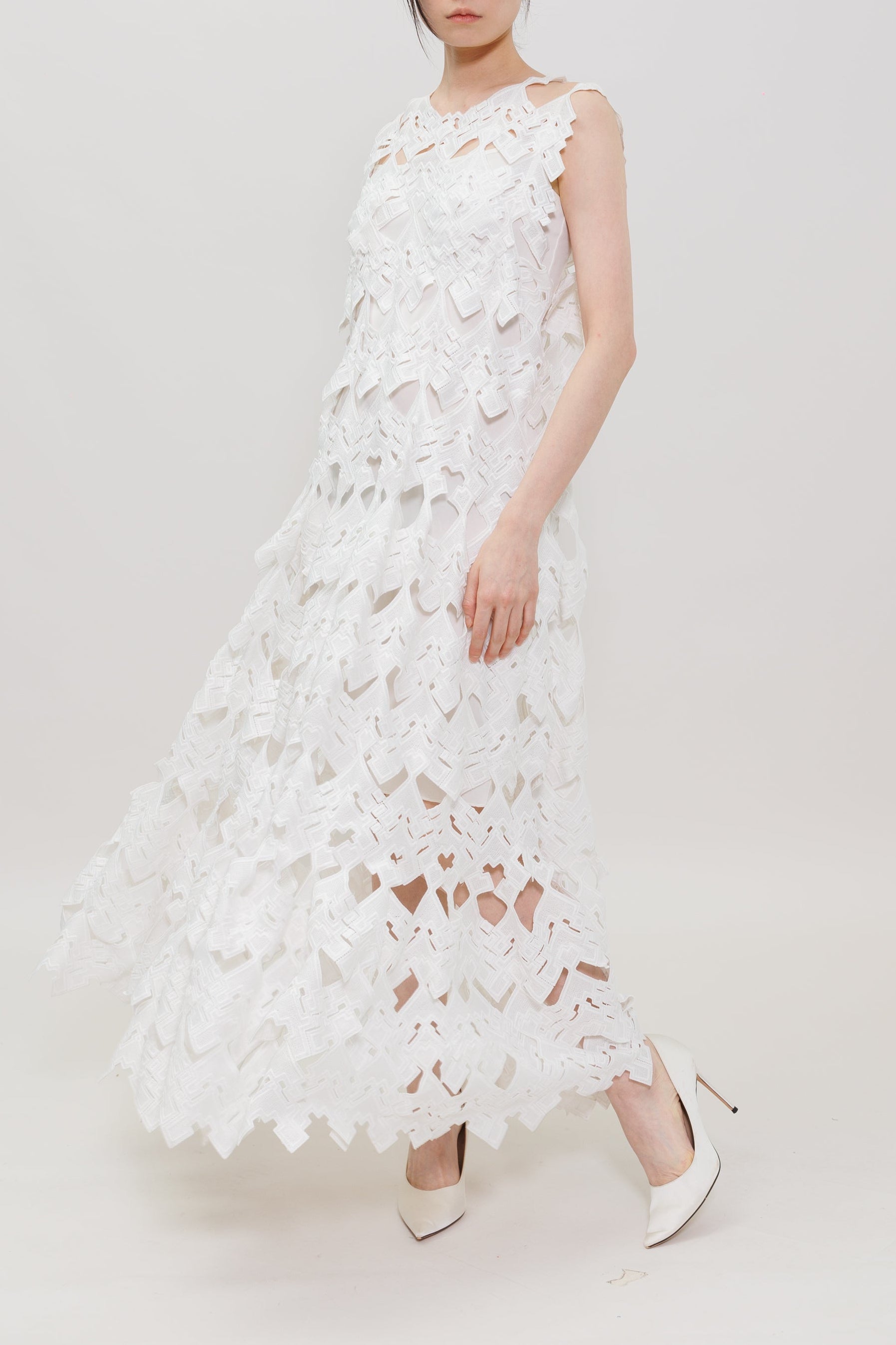 Dragon People Lace Maxi Dress