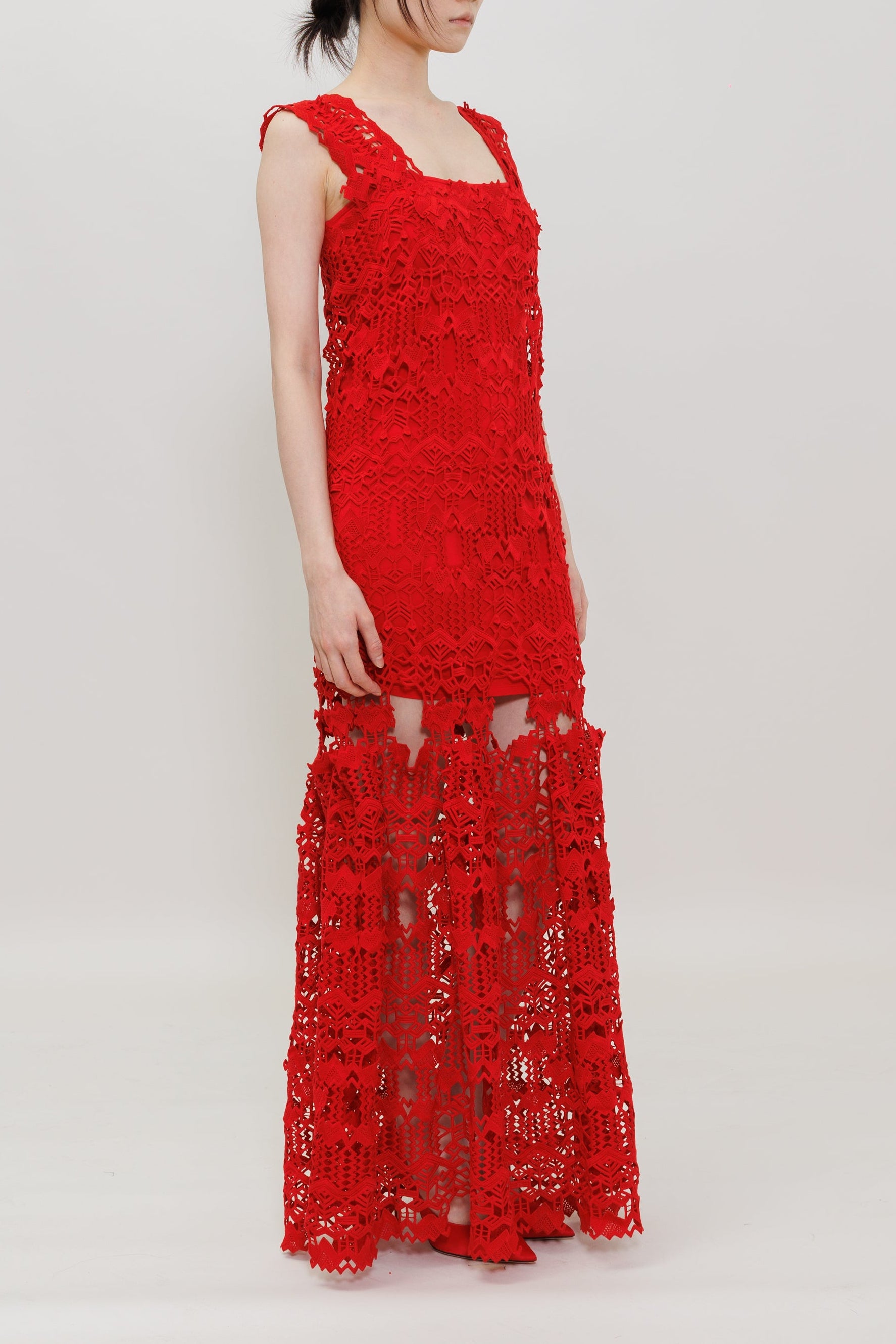 Dragon People Lace Maxi Dress