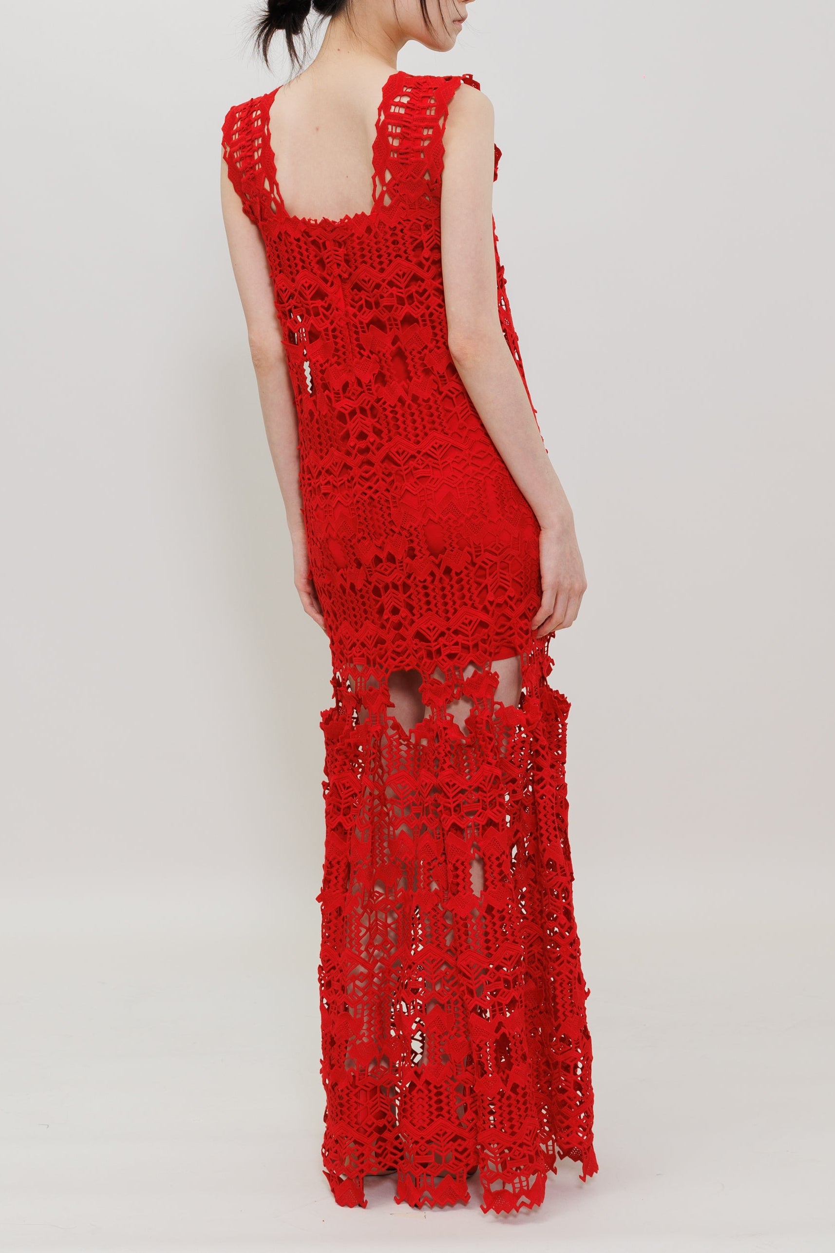 Dragon People Lace Maxi Dress