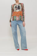 Garden Print Blouse