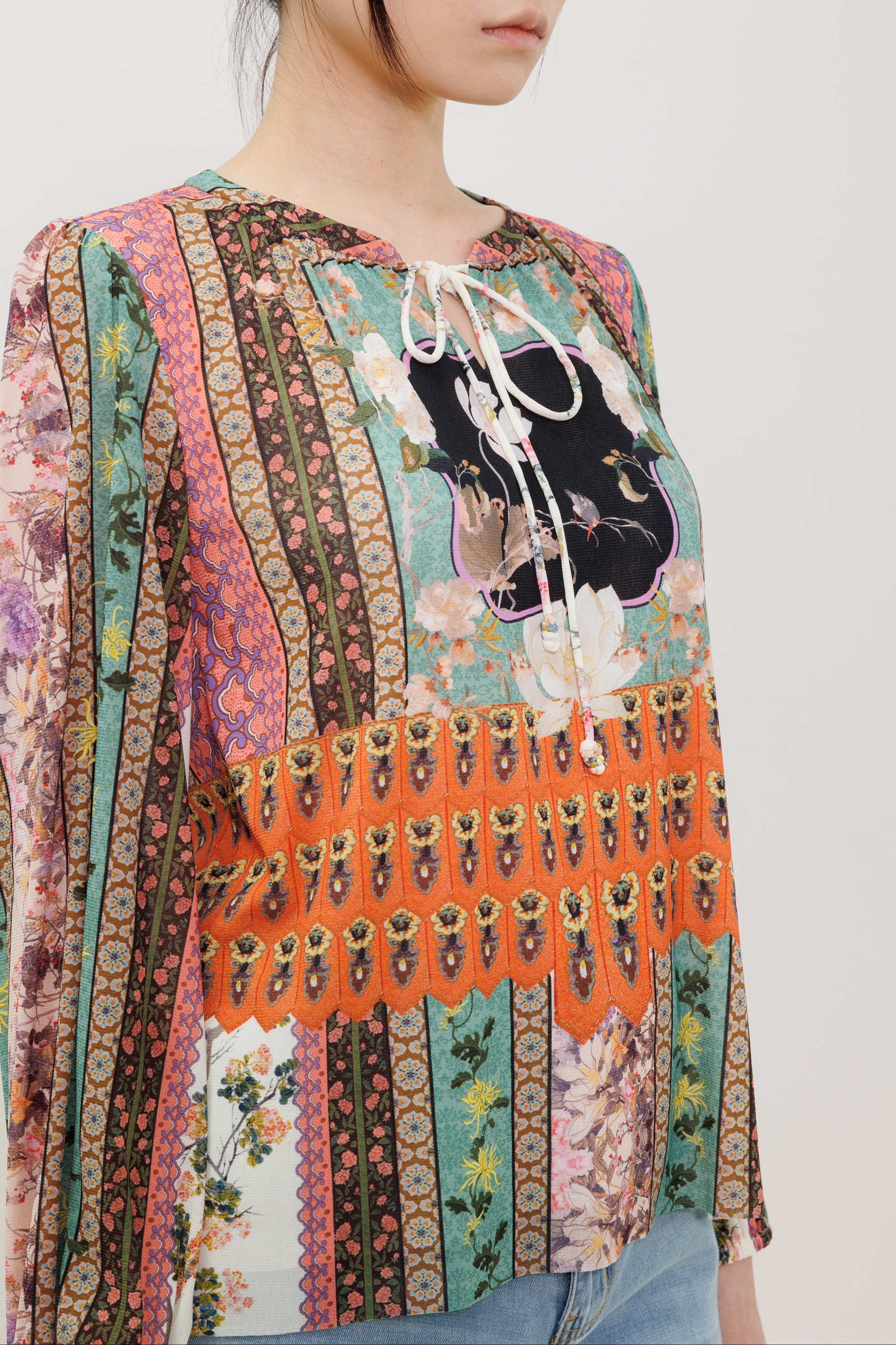 Garden Print Blouse