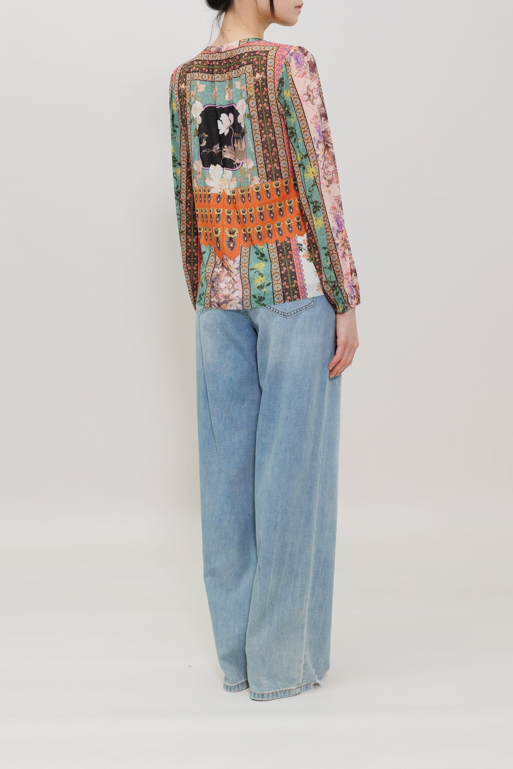 Garden Print Blouse