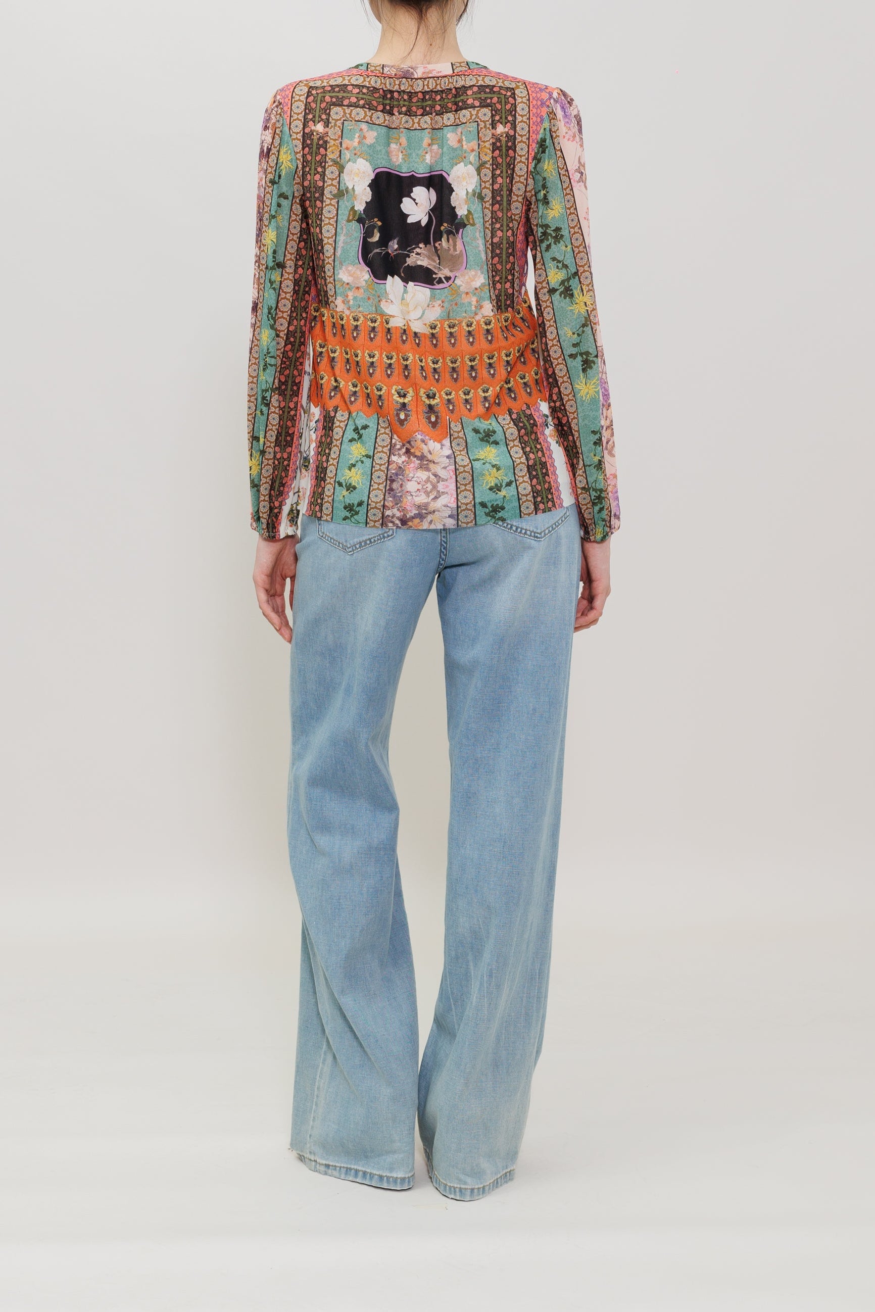 Garden Print Blouse