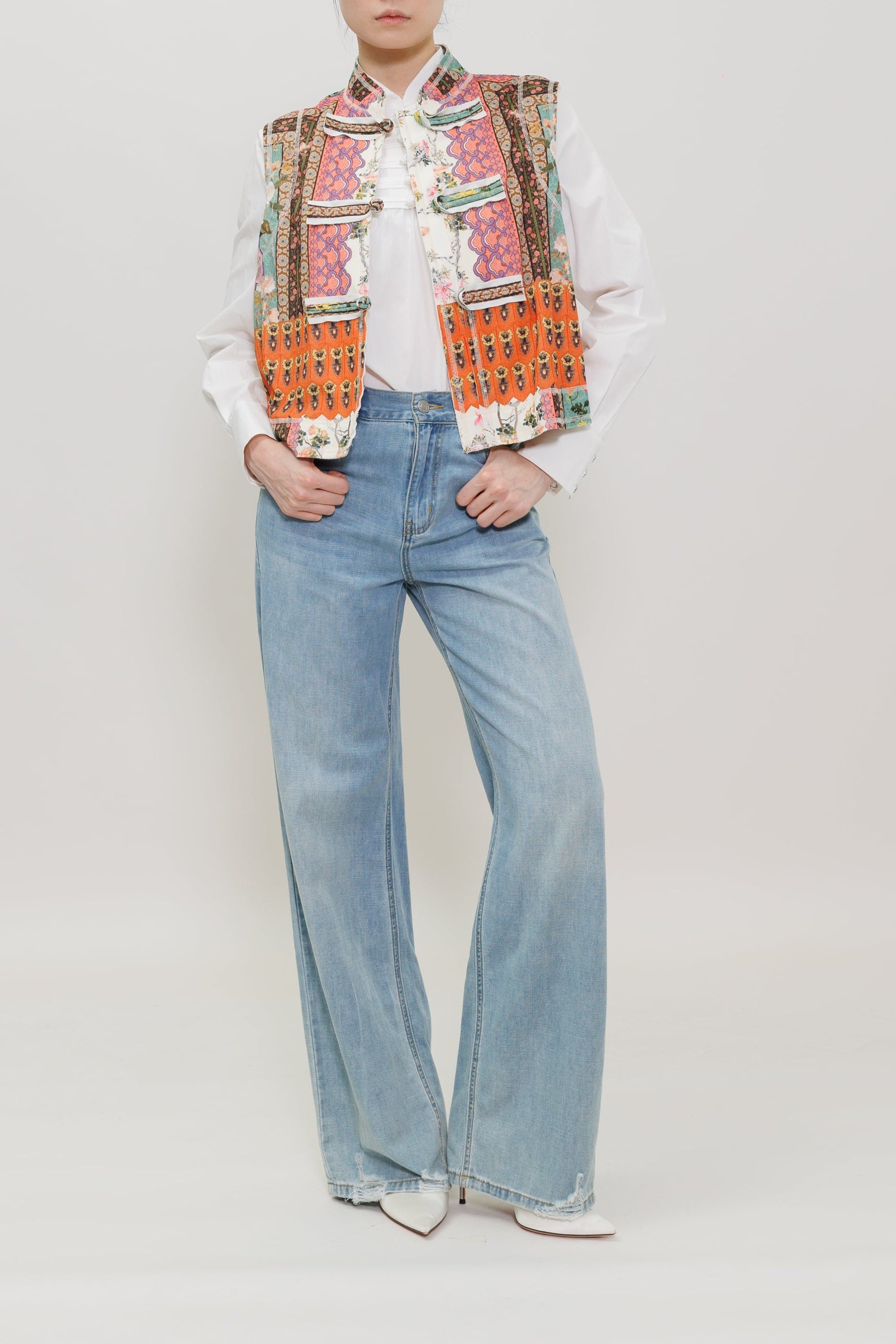 Garden Print Neoprene Vest
