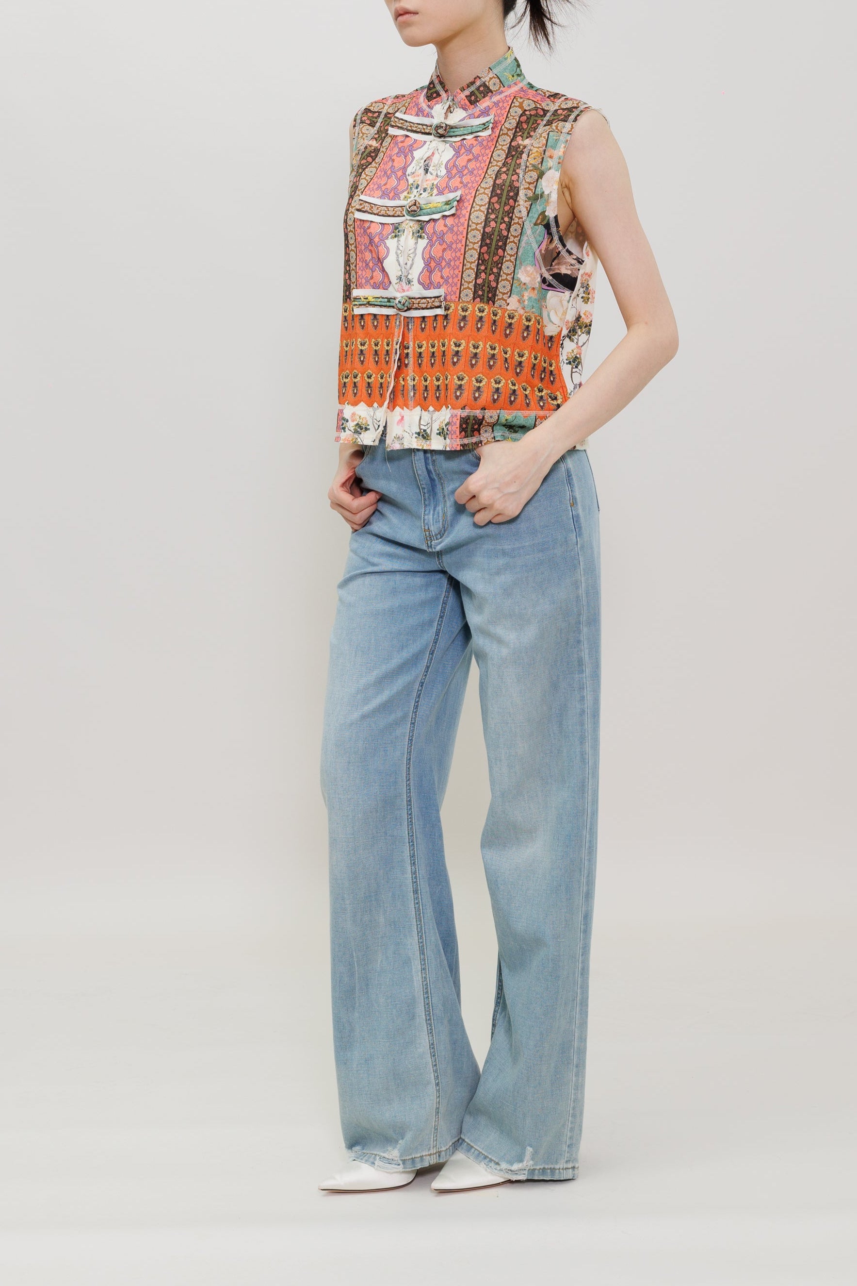 Garden Print Neoprene Vest