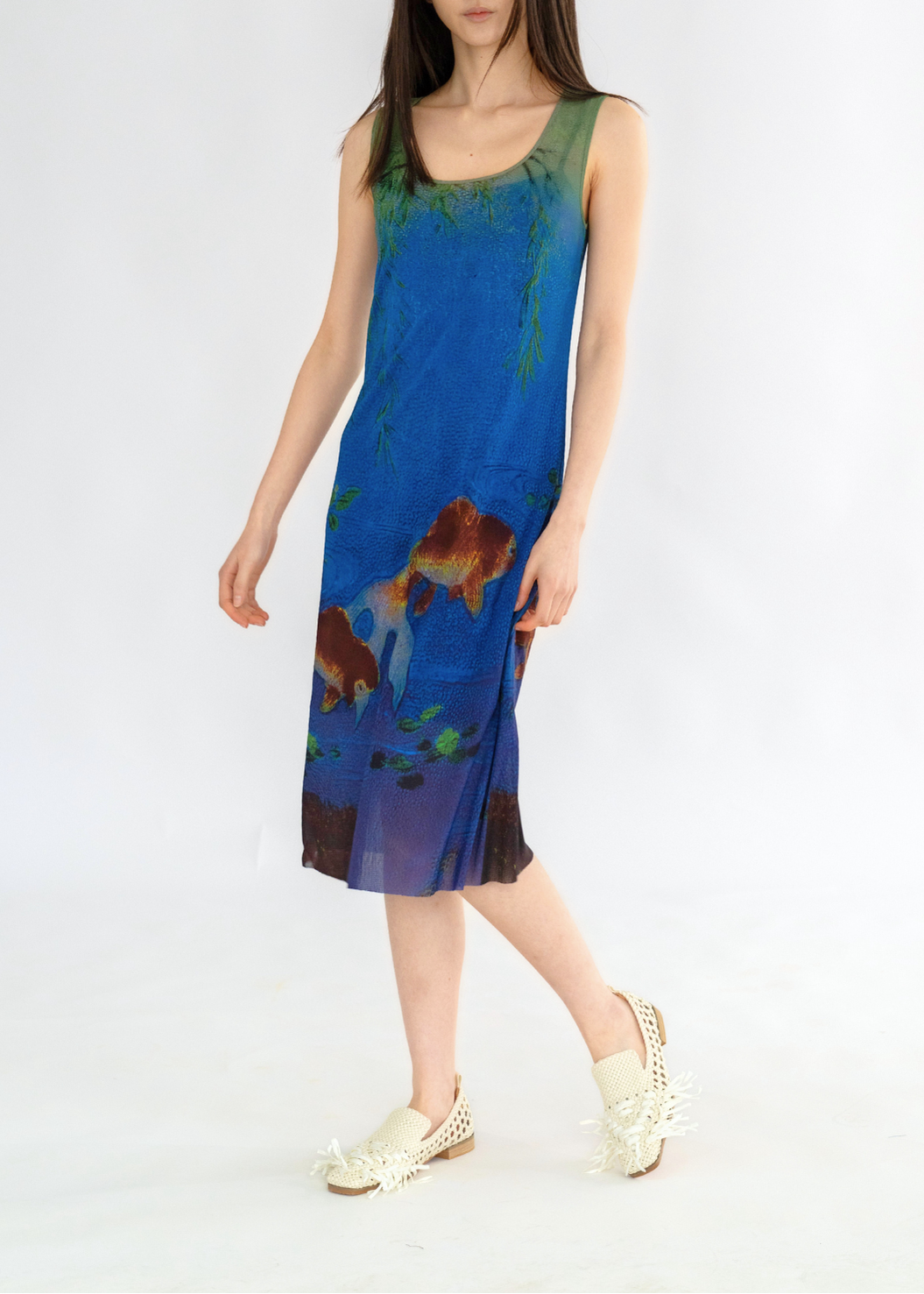GOLDFISH REVIVAL NETTING DRESS