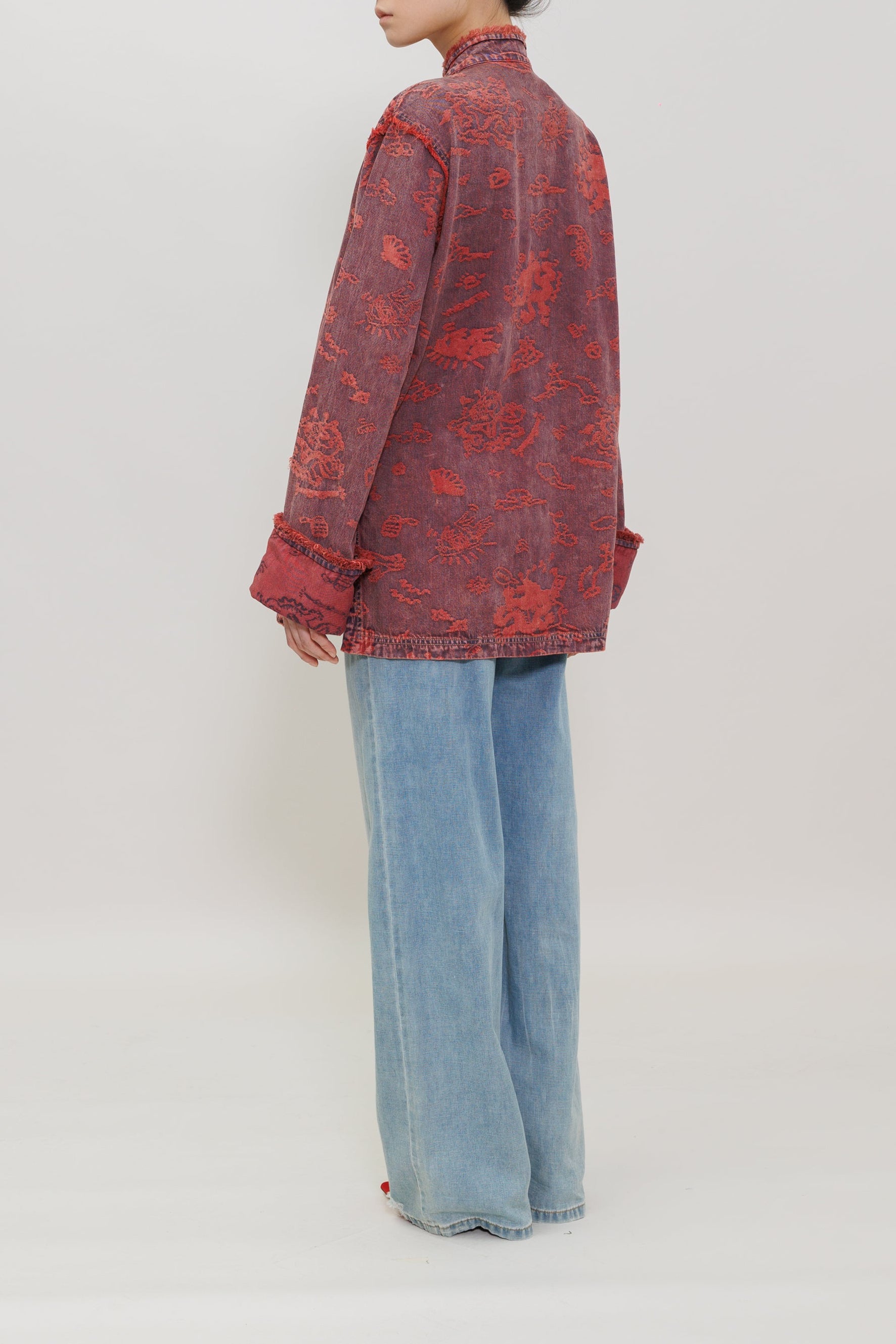 Graffiti Dragon Jacquard Kung Fu Jacket