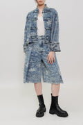 Graffiti Dragon Jacquard Shorts