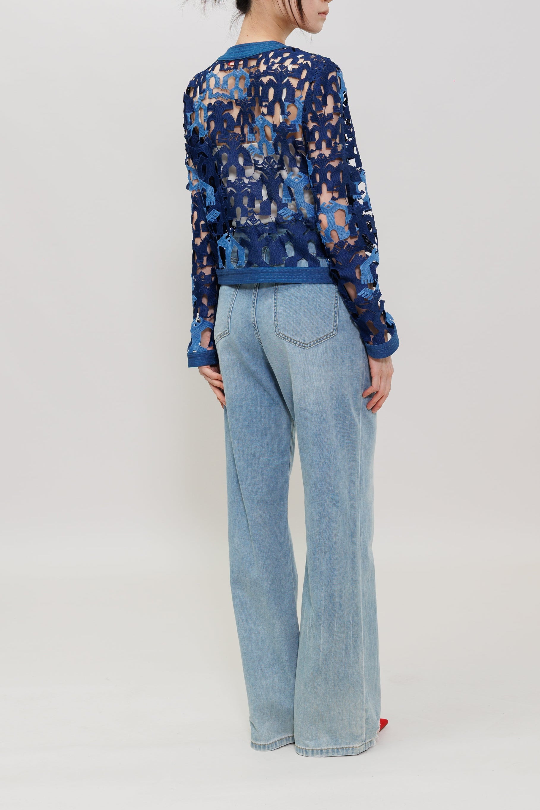Hercules Lace Cropped Jacket