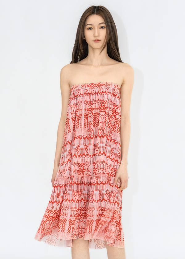 DEER PRINT LONG SKIRT