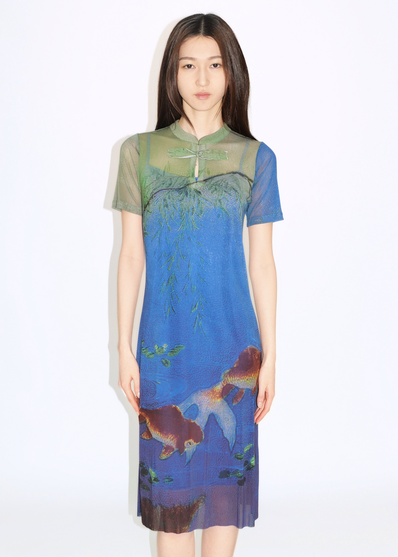 GOLDFISH REVIVAL 2025 NETTING CHEONGSAM