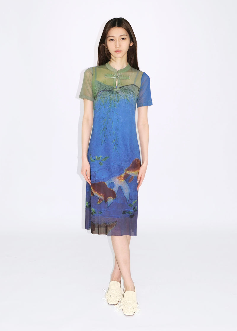 GOLDFISH REVIVAL 2025 NETTING CHEONGSAM