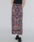 Peony Butterfly Midi Skirt