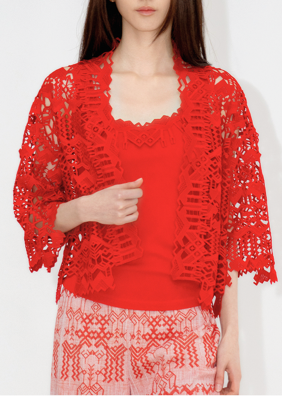 DEER LACE CARDIGAN