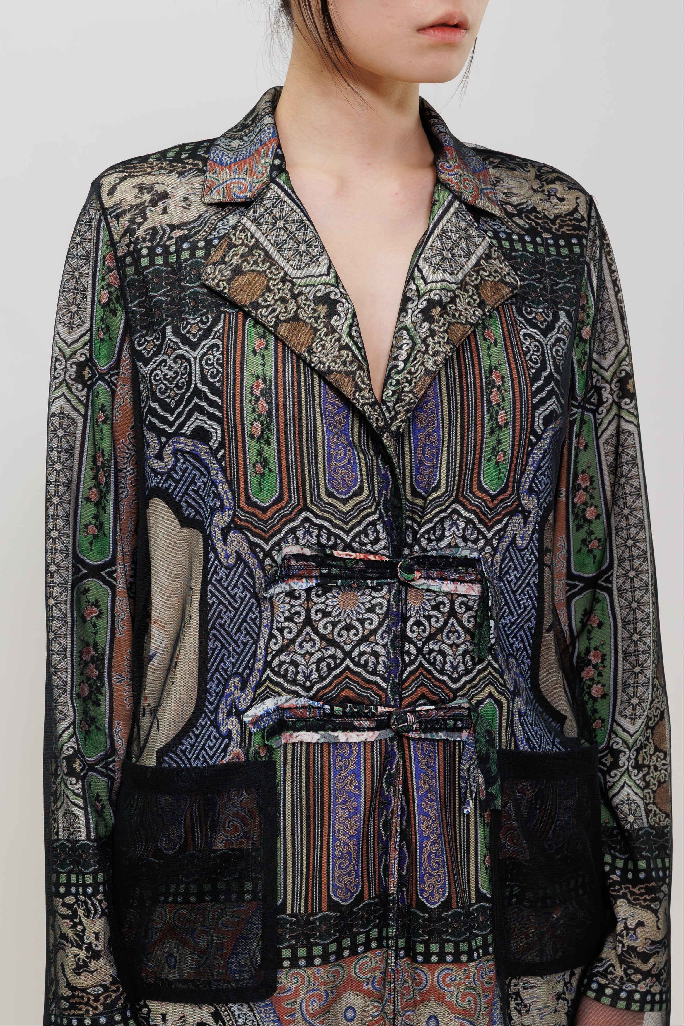 Palace Bird Mesh Overlay Jacket