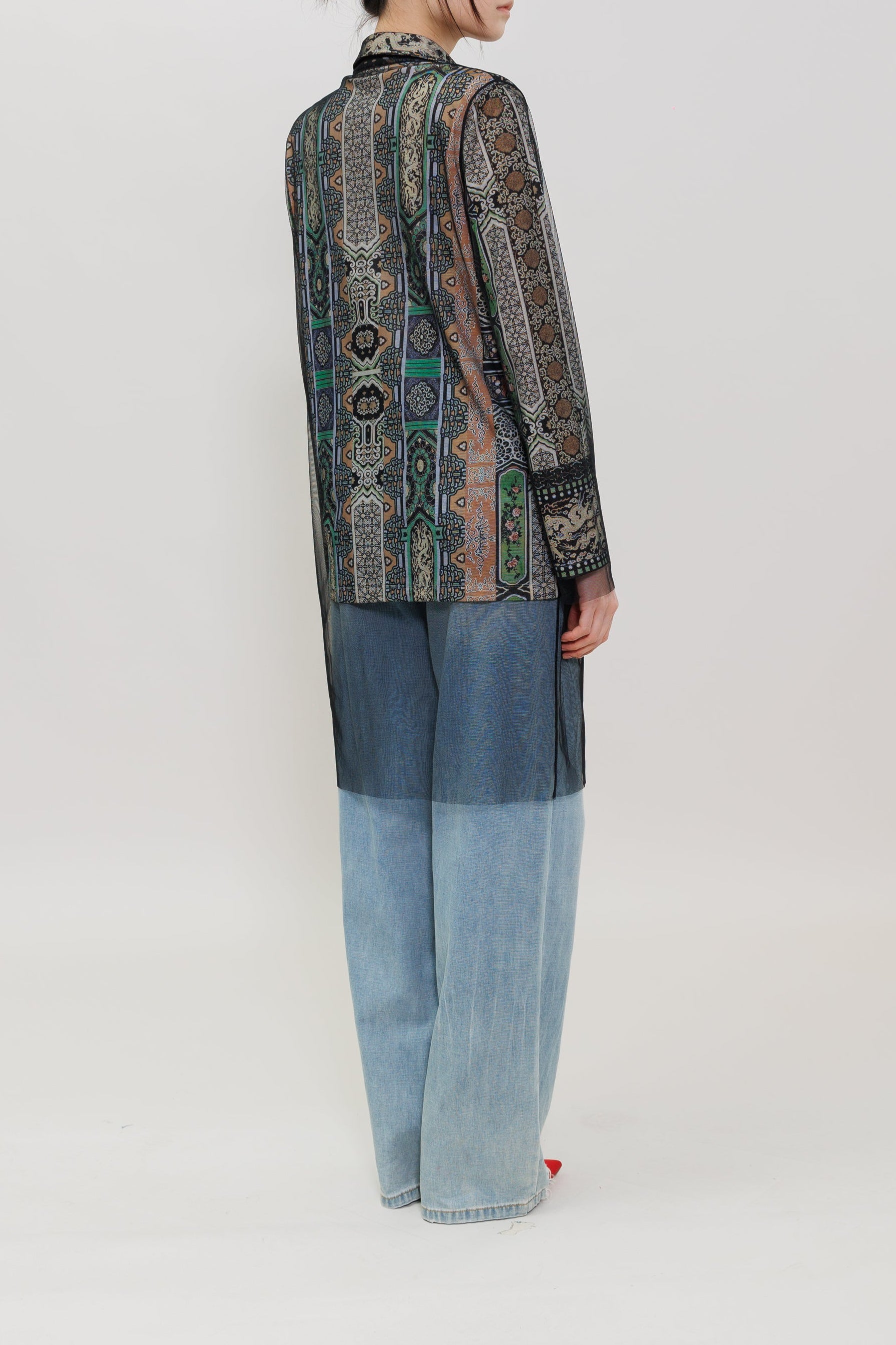 Palace Bird Mesh Overlay Jacket