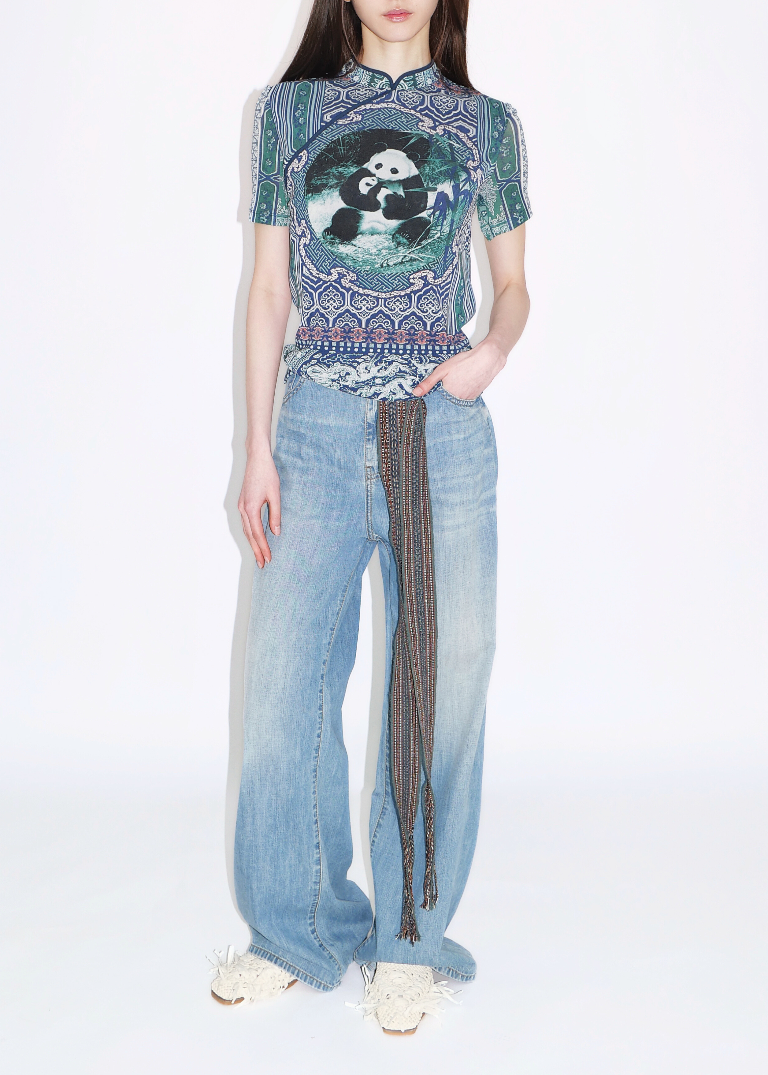 PANDA REVIVAL CHEONGSAM TOP