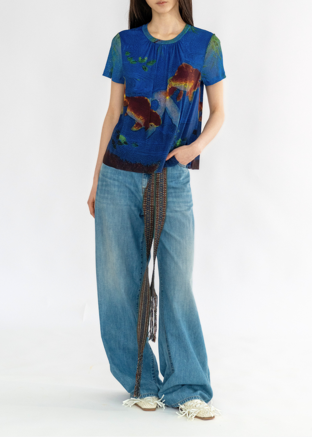 GOLDFISH REVIVAL RUFFLED TOP