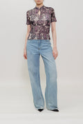 Tanka Buddha Print Qipao Top
