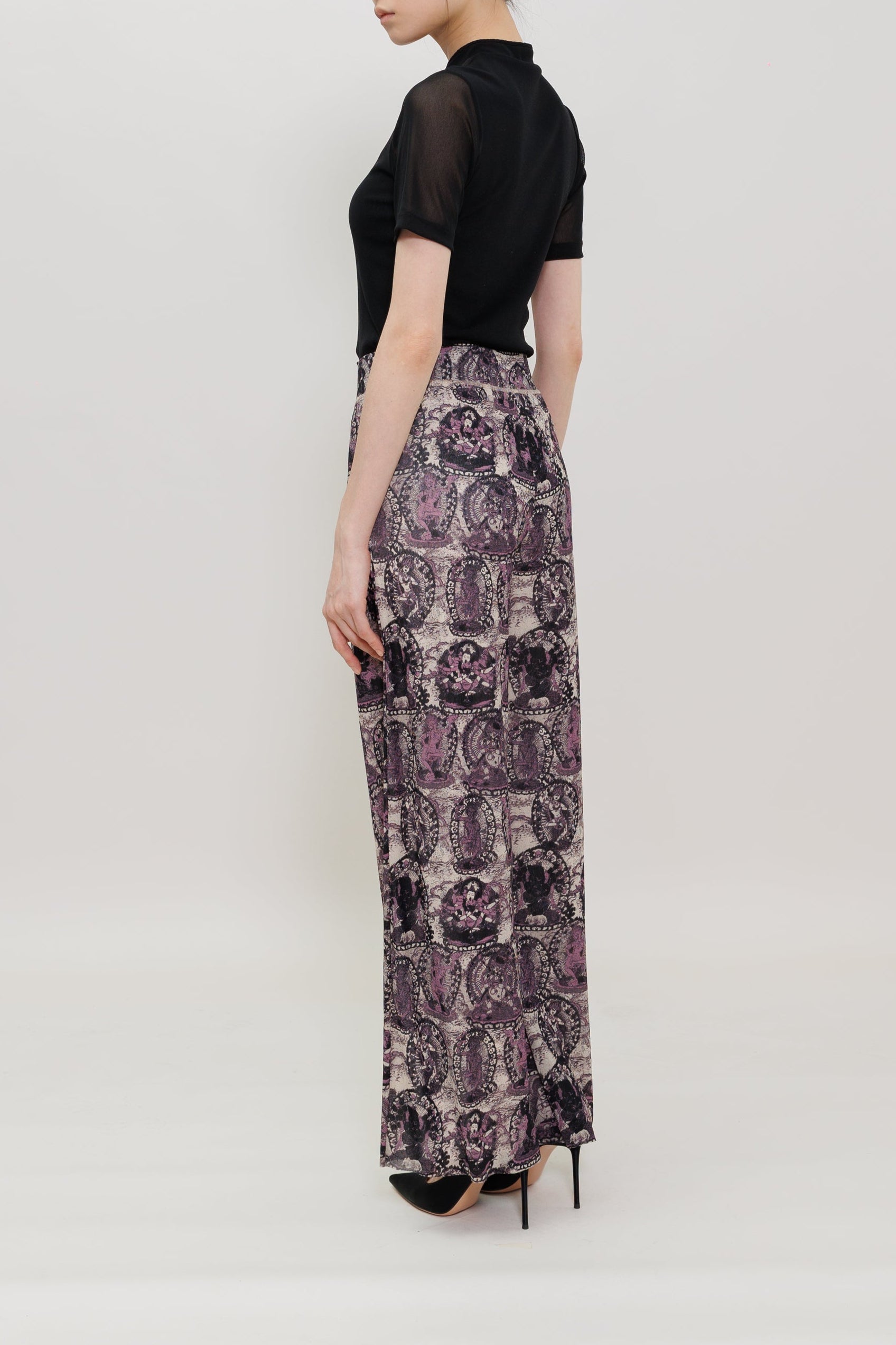 Tanka Buddha Print Relaxed Pants