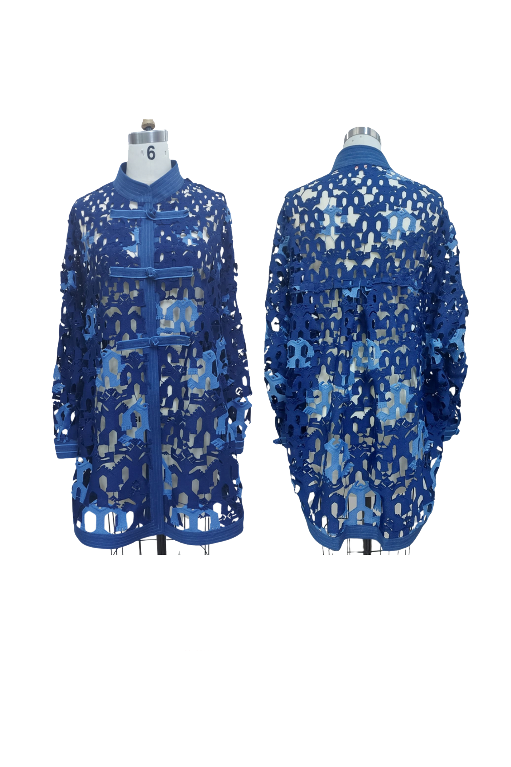 Hercules Lace Oversized Kung Fu Jacket