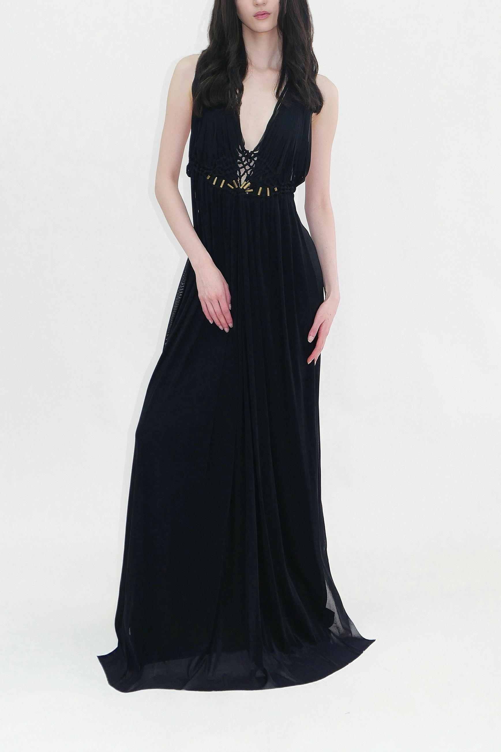 Mesh Weave Gown