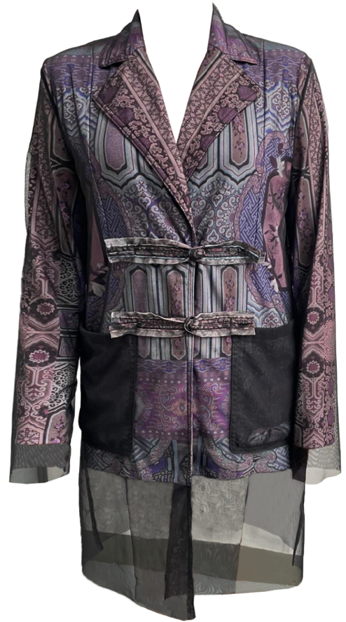 Palace Bird Mesh Overlay Jacket