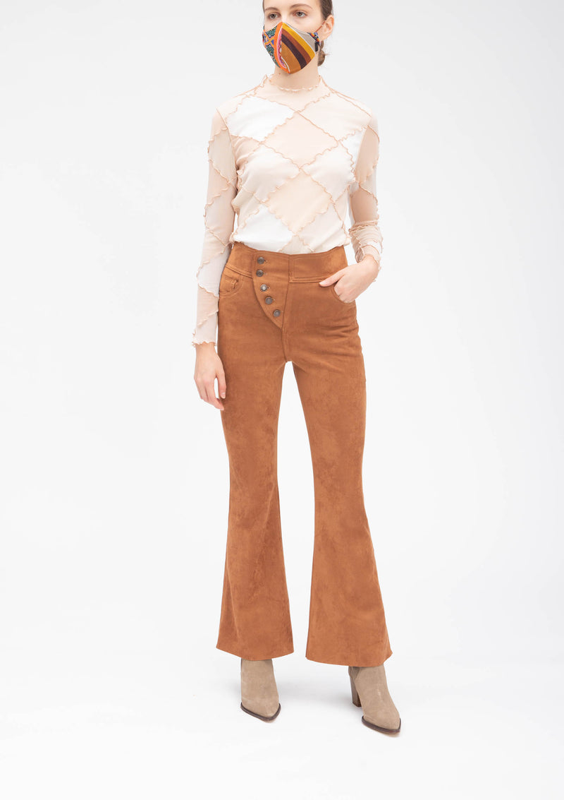 ULTRA SUEDE FLARE PANTS