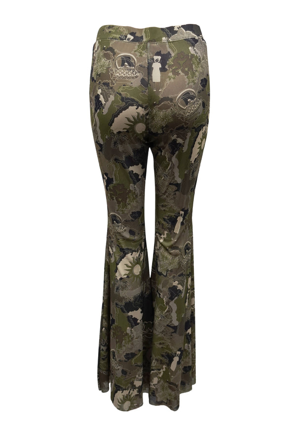 CITY CAMOUFLAGE PRINT ON ST NETTING PANTS