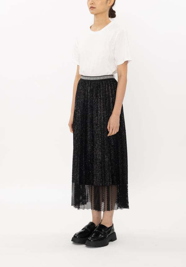 SOLID WOOL JERSEY SKIRTS