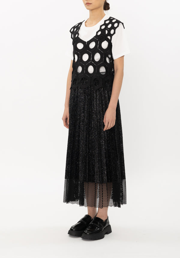 HEXAGON LACE TOP