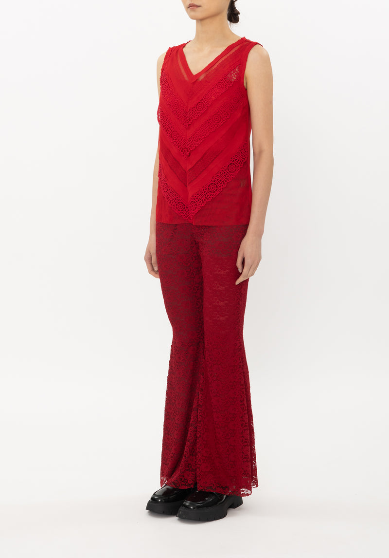 METASIGN LACE WITH RIGID NETTING TOP